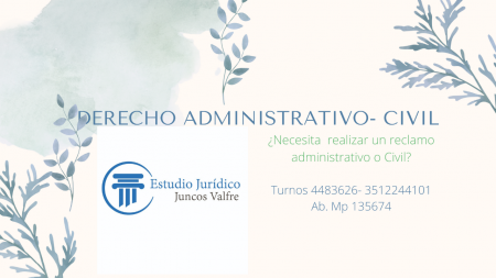 DERECHO ADMINISTRATIVO- DERECHO CIVIL EN GENERAL